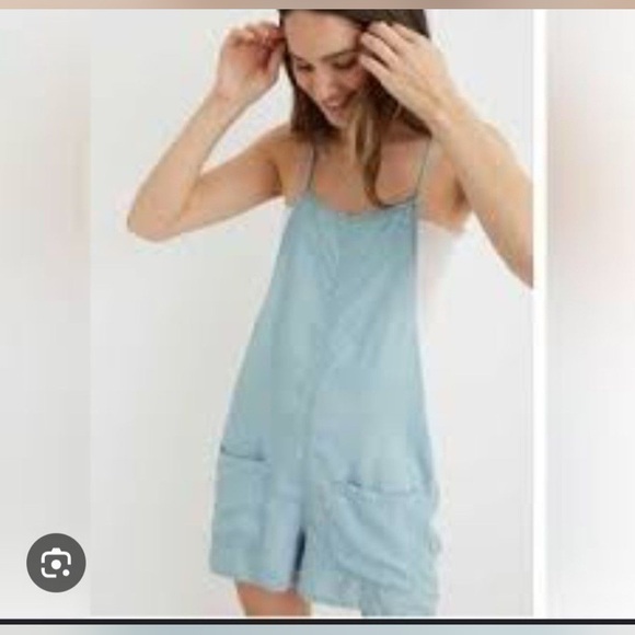 aerie Pants - New Aerie Sky Blue Casual Romper
